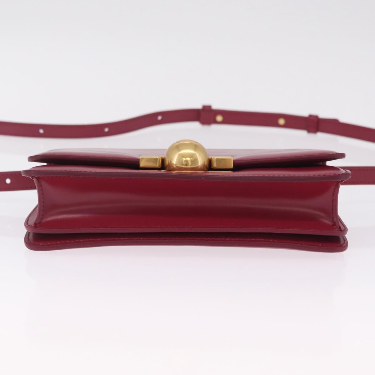 Bottega Veneta BV Classic Spazzolato Leather, Red, Leather, Handbag
