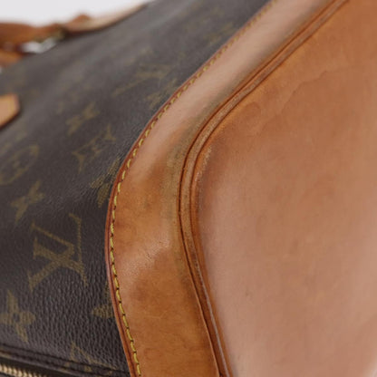 Louis Vuitton Alma Handbag Monogram Canvas, BROWN, CANVAS, Handbag