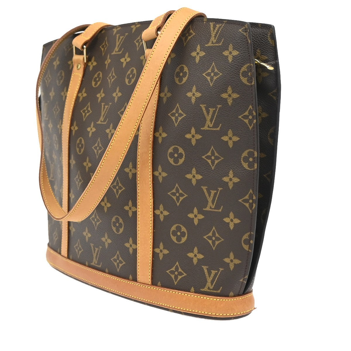 Louis Vuitton Babylone Monogram, Brown, Canvas, Tote Bag