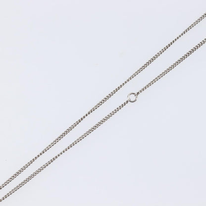 Chanel CC Pendant Metal with Crystals, Silver, Metal, Necklace