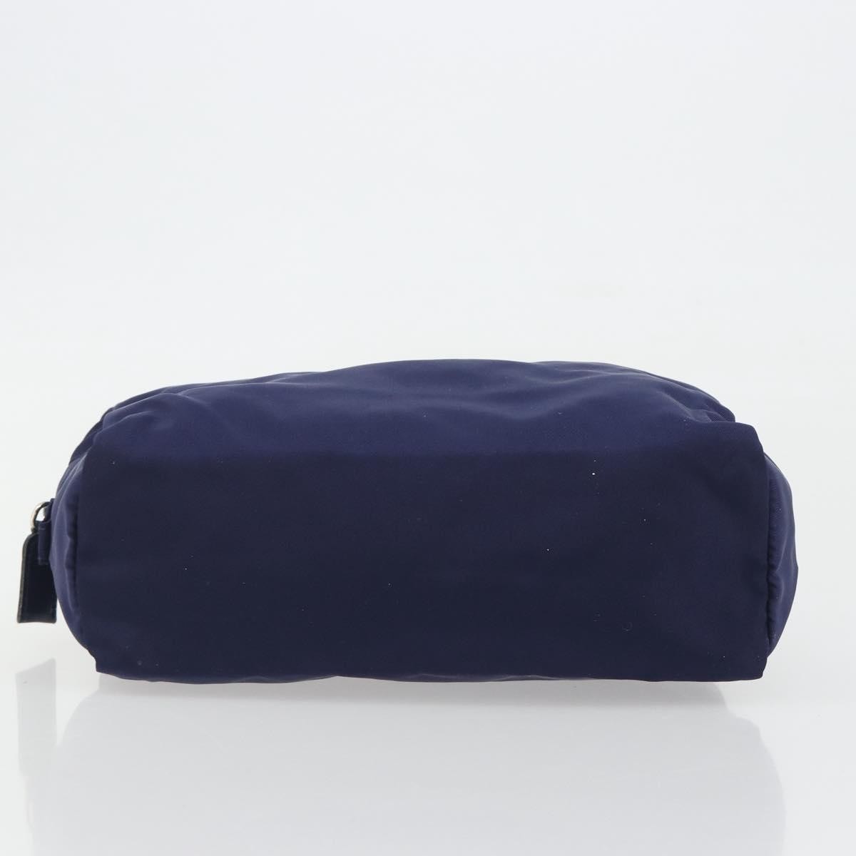 Prada Pouch Nylon, Navy, Nylon, Clutch