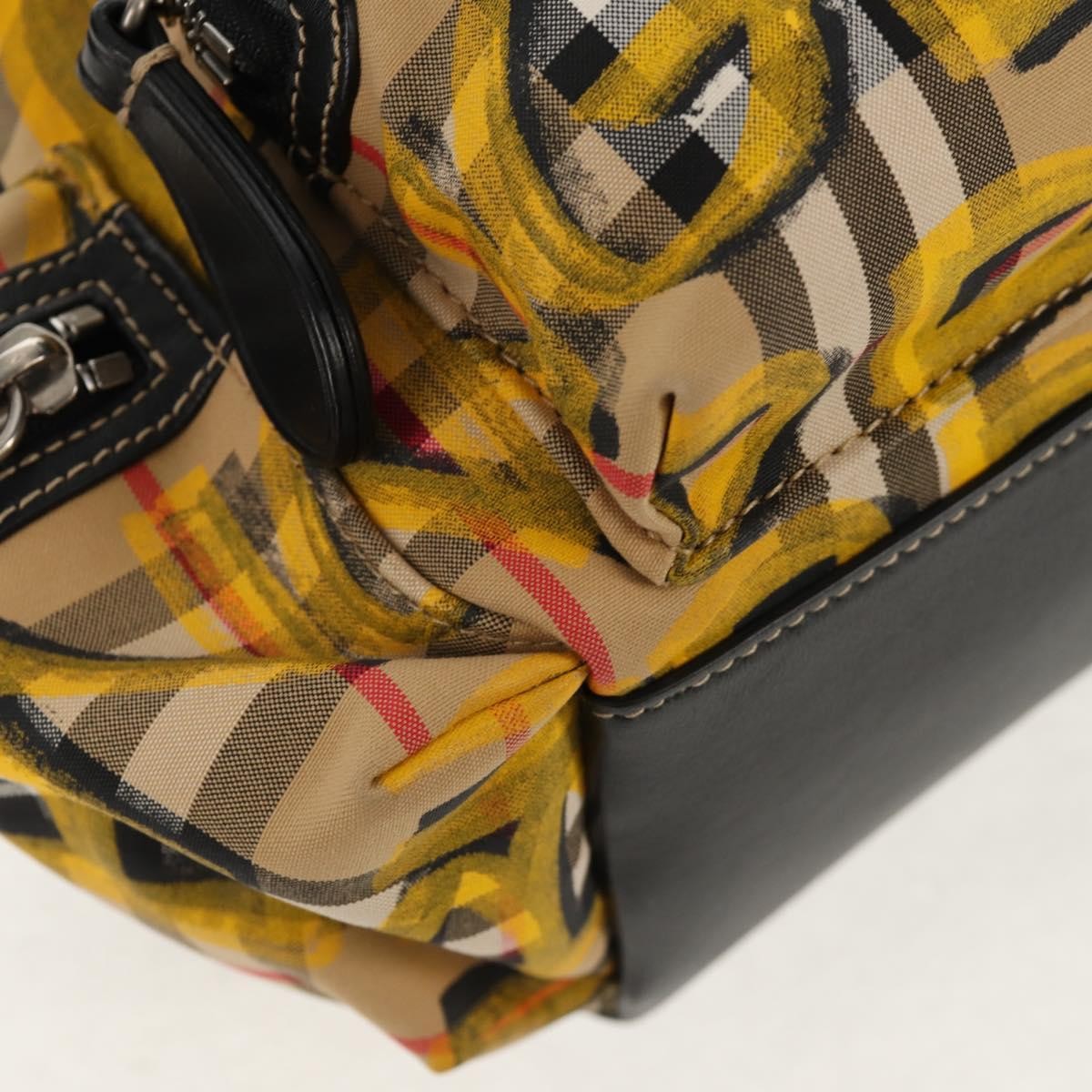 Burberry Graffiti Rucksack Vintage Check Canvas, Beige, Canvas, Backpack