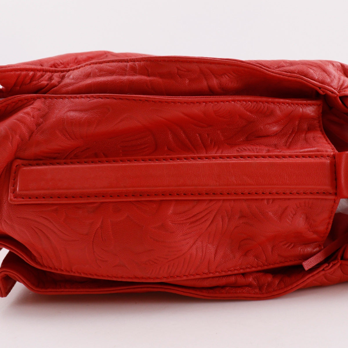 Loewe Flamenco Leather, Red, Leather, Shoulder Bag