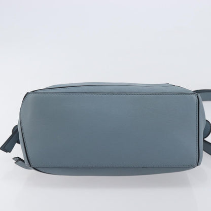 Loewe Puzzle Leather, Blue, Leather, Handbag