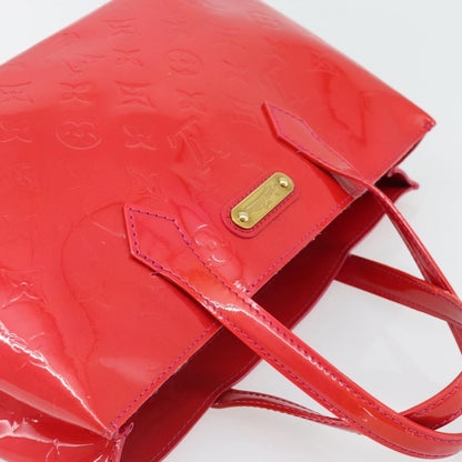 Louis Vuitton Wilshire Monogram Vernis, Pink, Patent Leather, Handbag