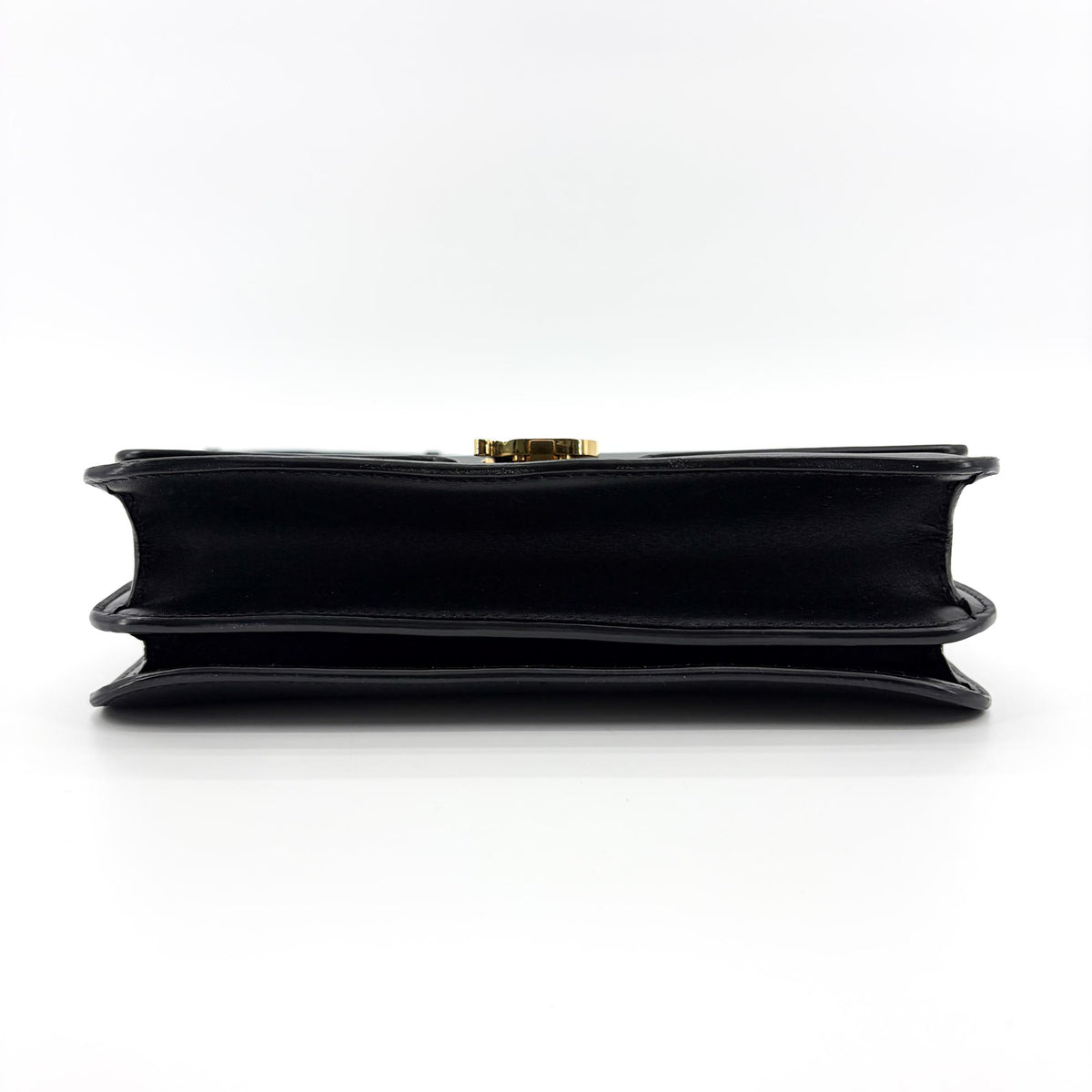 Burberry TB Shoulder Bag Leather, Black, Leather, Shoulder Bag