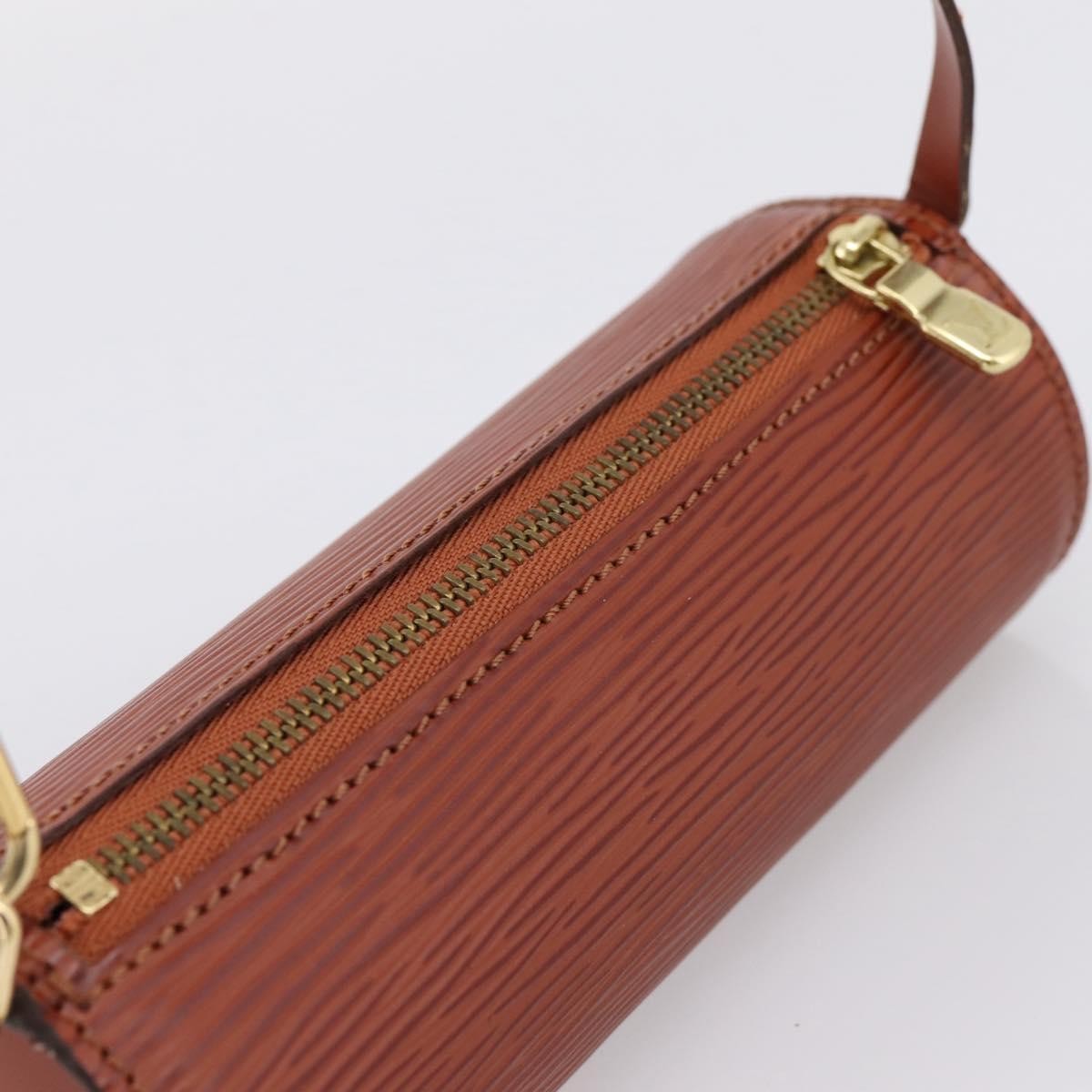 Louis Vuitton Soufflot Pochette Epi Leather, Brown, Leather, Clutch