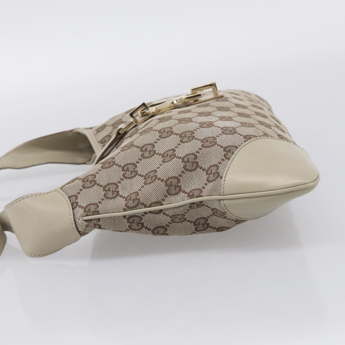 Gucci Jackie GG Canvas, Beige, Canvas, Tote Bag
