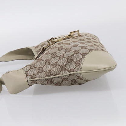Gucci Jackie GG Canvas, Beige, Canvas, Tote Bag