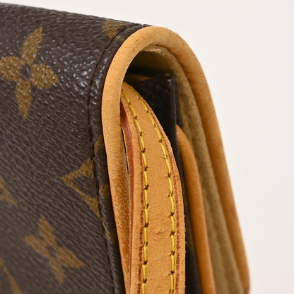 Louis Vuitton Twin Canvas, Brown, Canvas, Clutch