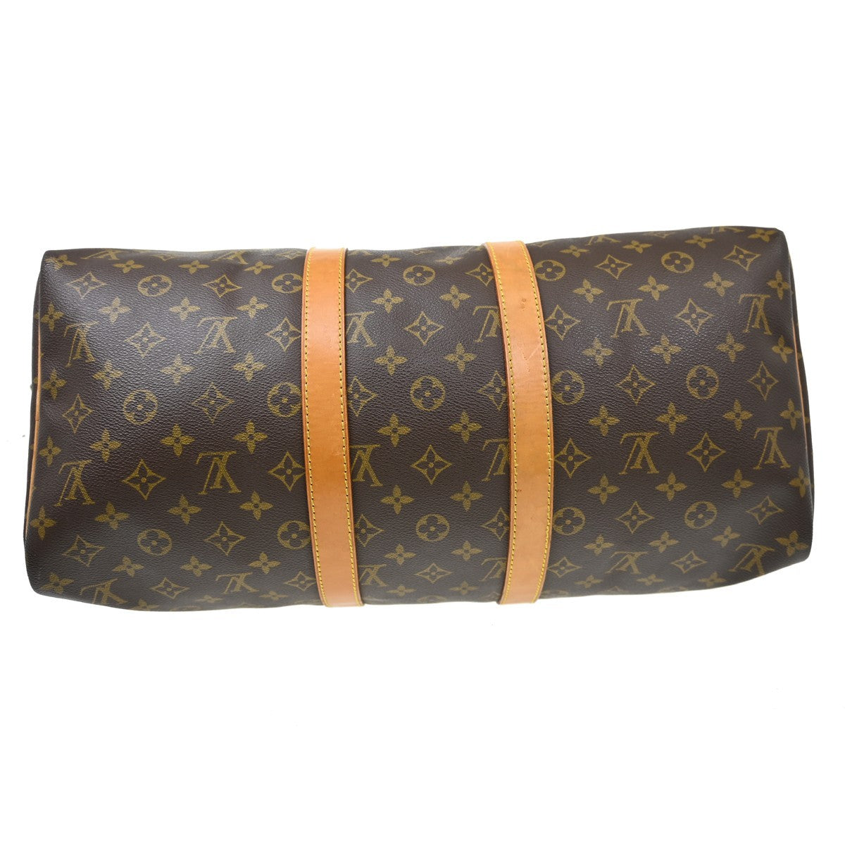 Louis Vuitton Keepall Monogram Canvas, Brown, Canvas, Travel Bag