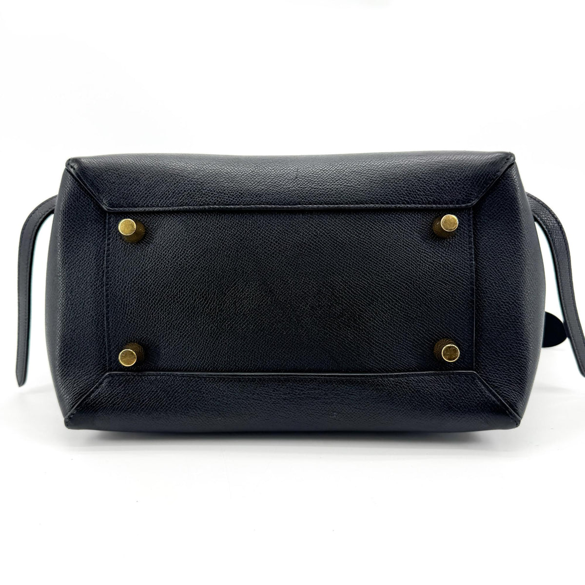 Celine Belt Calfskin, Black, Leather, Handbag