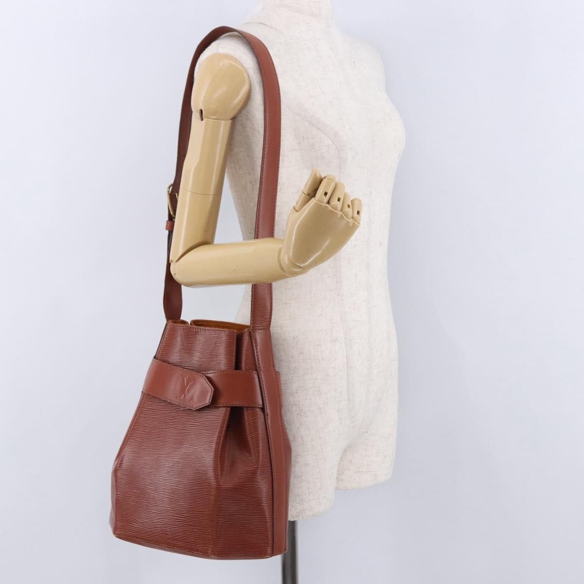 Louis Vuitton Vintage Sac d'Epaule Epi Leather, Brown, Leather, Handbag