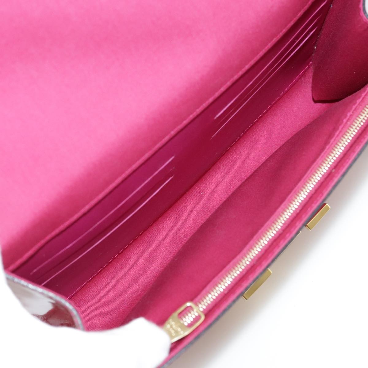 Louis Vuitton Louise Clutch Patent, Pink, Patent Leather, Clutch