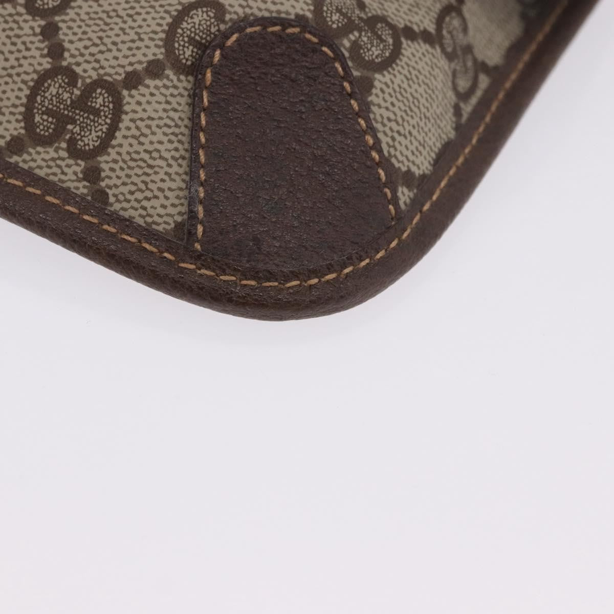 Gucci Sherry line Canvas, Beige, PVC, Clutch