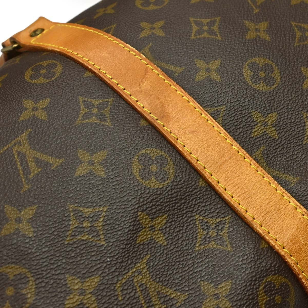 Louis Vuitton Keepall Monogram Canvas, Brown, Canvas, Travel Bag