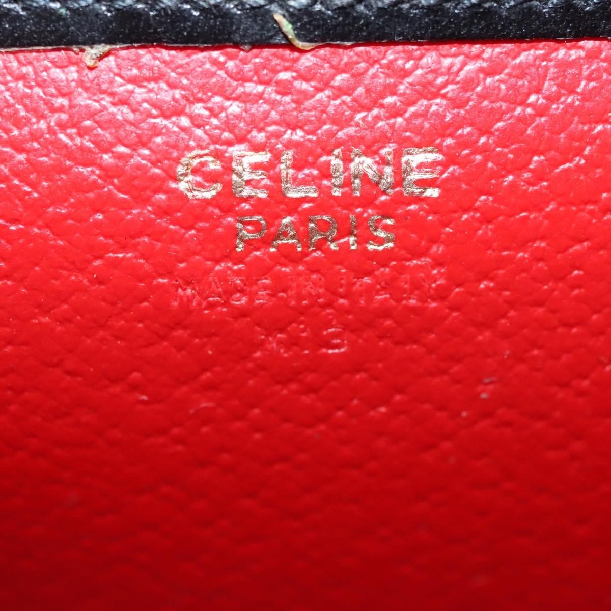 Celine Circle Logo Suede, Green, Suede, Clutch