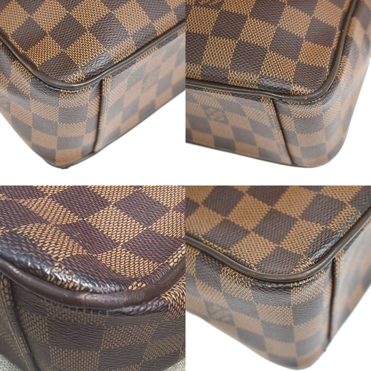 Louis Vuitton Shelton Messenger Damier Ebene, Brown, Canvas, Shoulder Bag