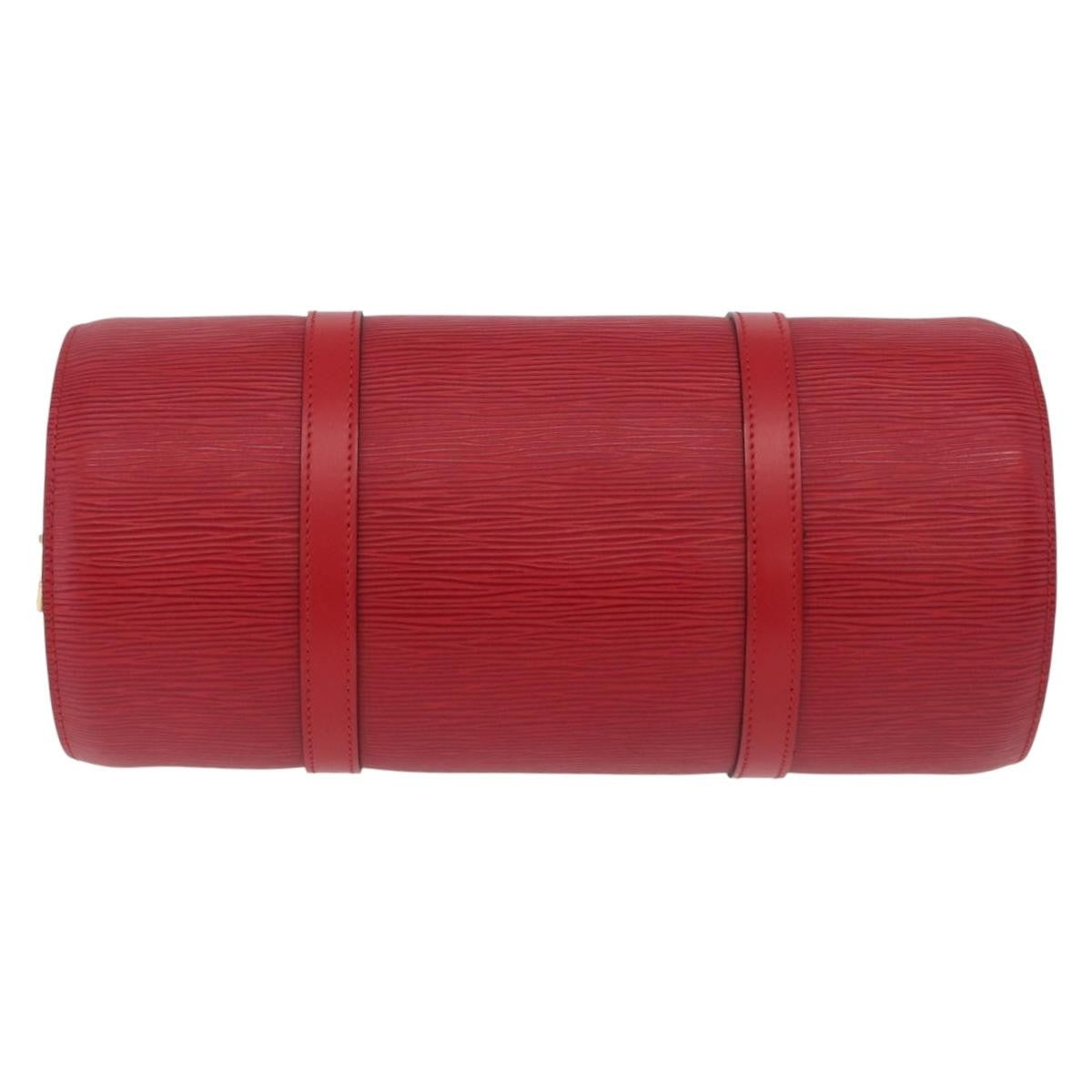 Louis Vuitton Soufflot Epi Leather, Red, Leather, Tote Bag