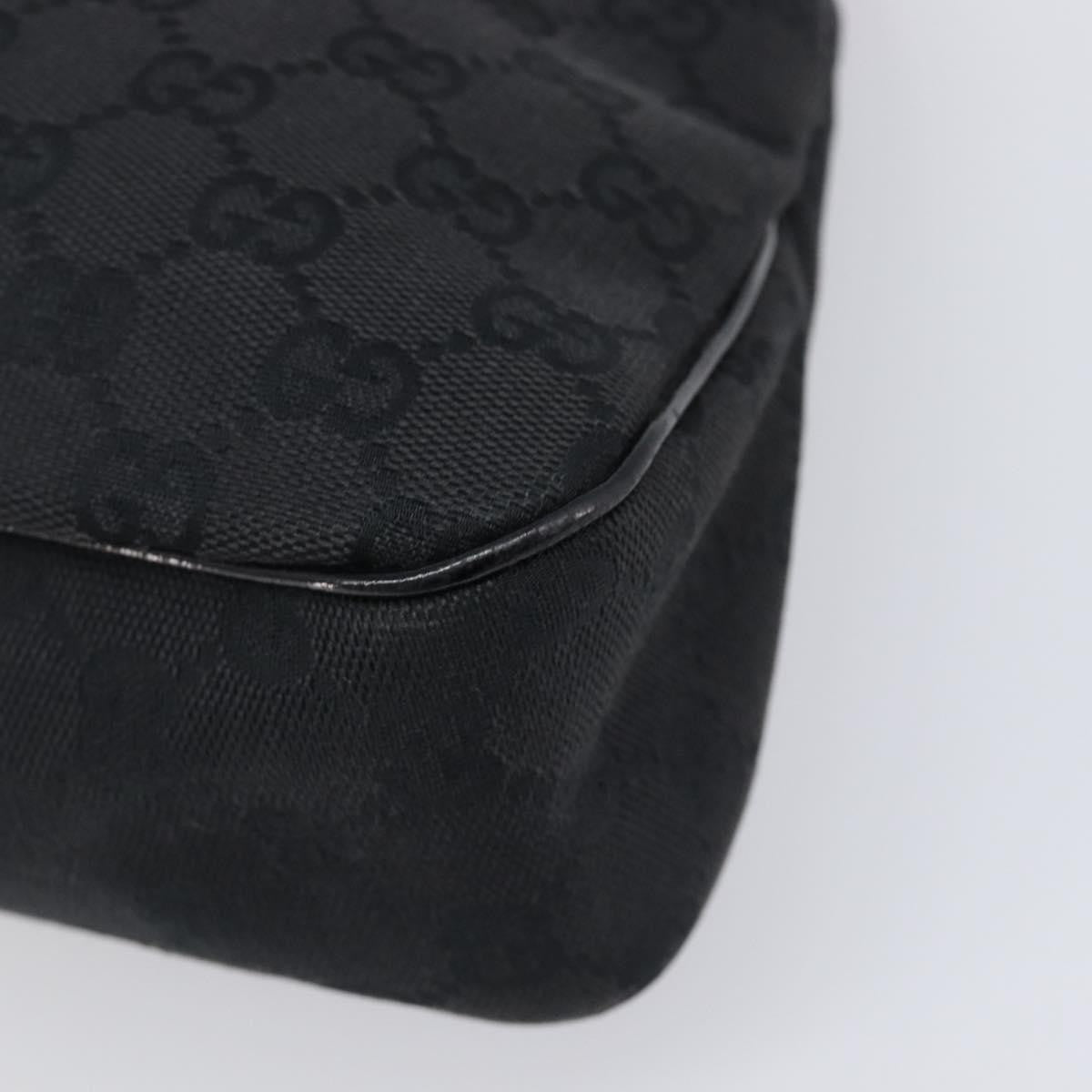 Gucci Twins Tote GG Canvas with Leather, Black, Canvas, Tote Bag