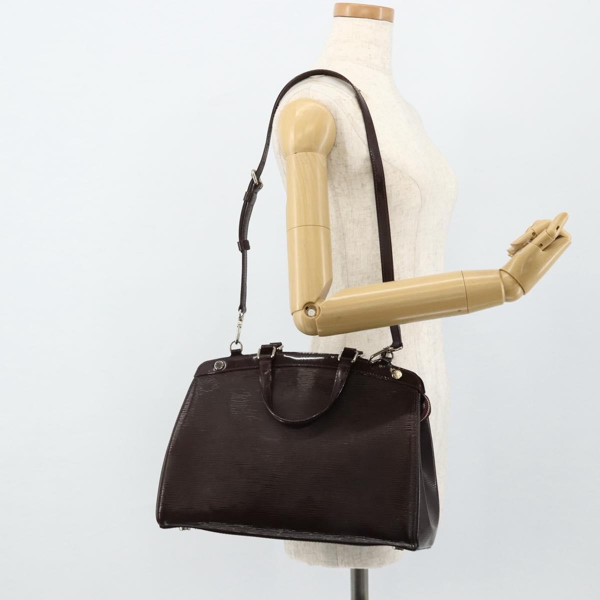 Louis Vuitton Brea Electric Epi Leather, Purple, Leather, Handbag
