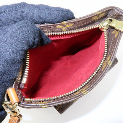 Louis Vuitton Partition Wristlet Clutch Monogram Canvas, Brown, Canvas, Clutch