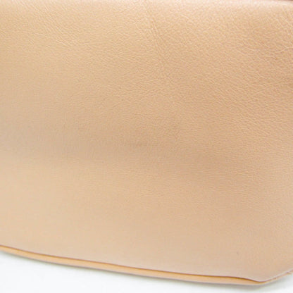 Bottega Veneta Beak Leather, Beige, Leather, Tote Bag