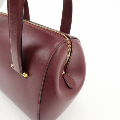 Cartier Must de Cartier Boston Leather, Burgundy, Leather, Travel Bag