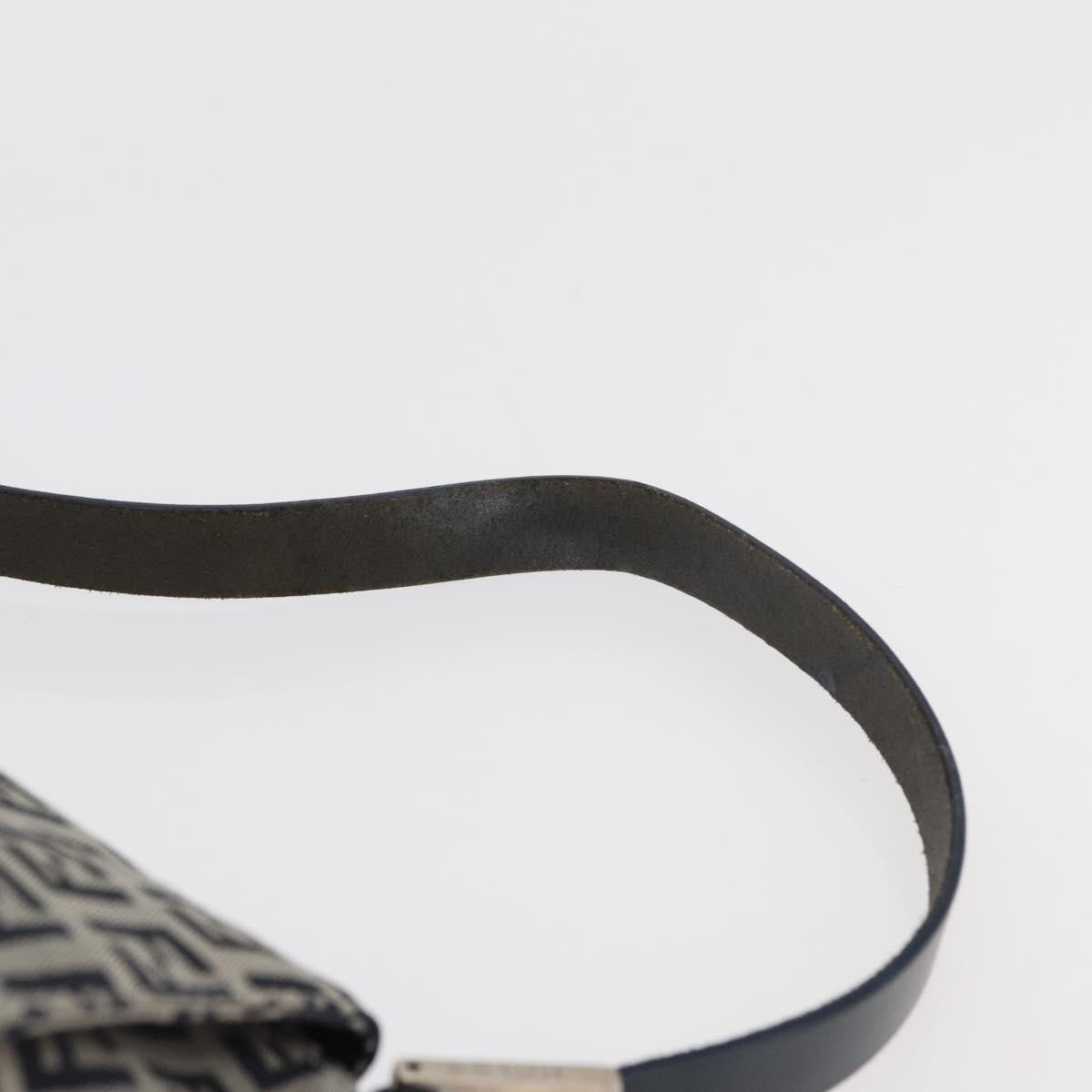 Fendi Baguette Zucchino Canvas, Navy, Canvas, Handbag