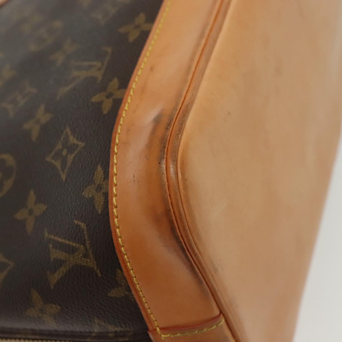 Louis Vuitton Alma Handbag Monogram Canvas, BROWN, CANVAS, Handbag
