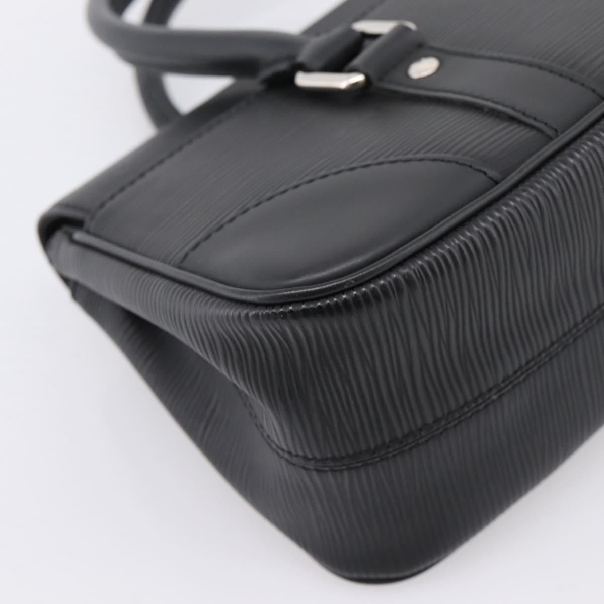 Louis Vuitton Segur Epi Leather, Black, Leather, Handbag