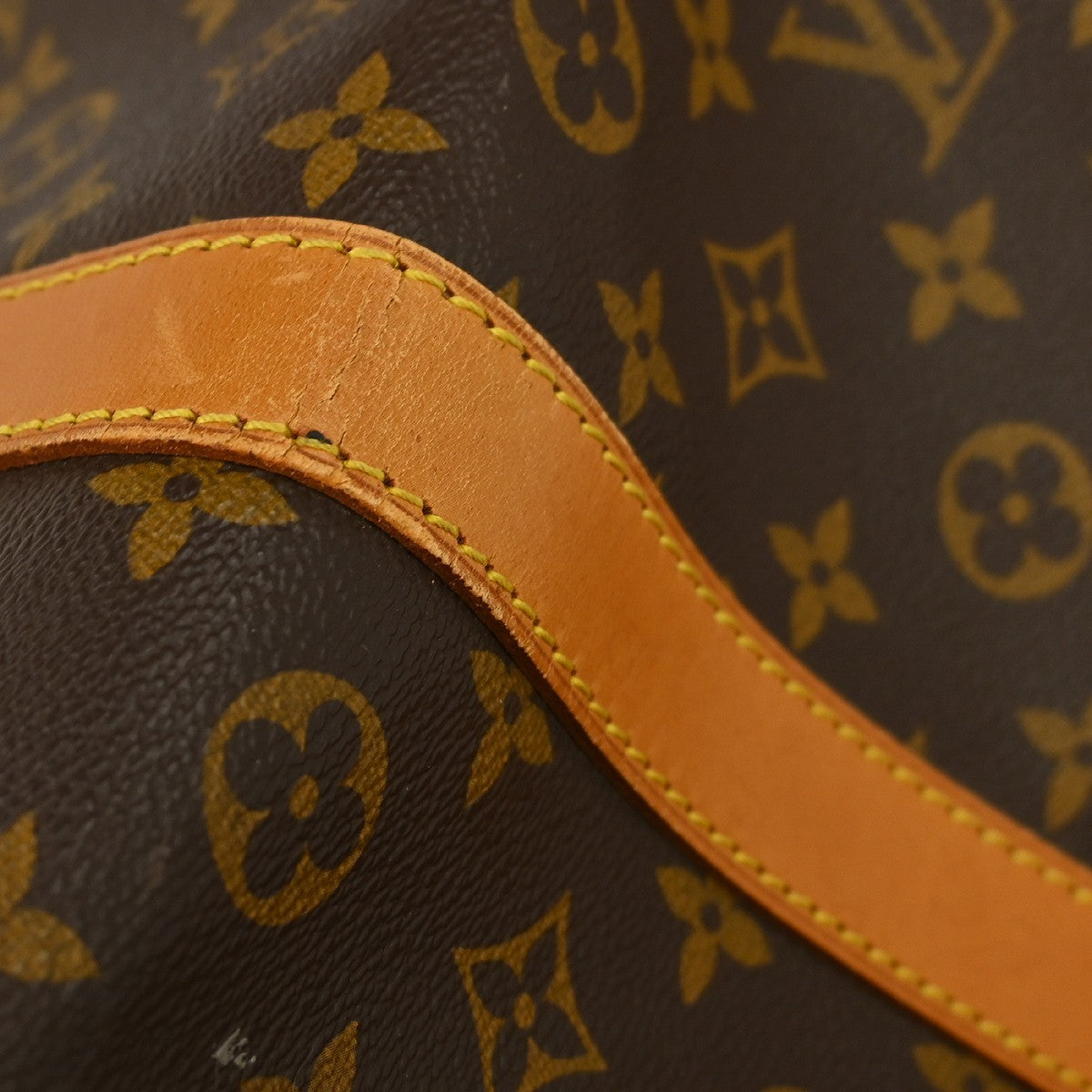 Louis Vuitton Keepall Monogram, Brown, Canvas, Travel Bag
