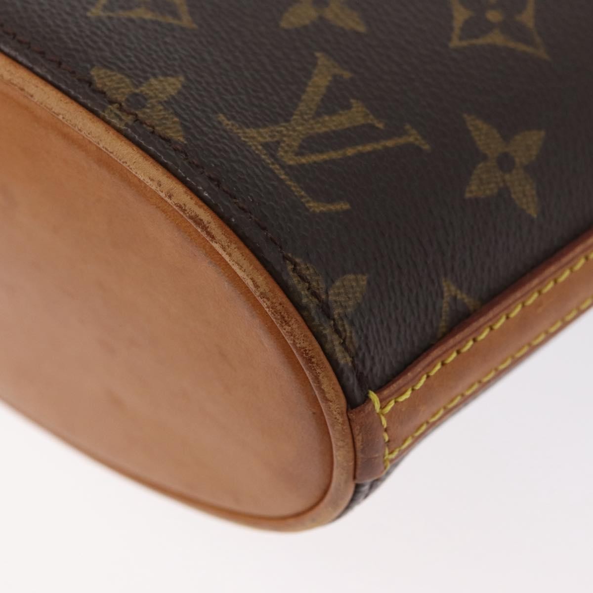 Louis Vuitton Drouot Monogram Canvas, Brown, Canvas, Shoulder Bag
