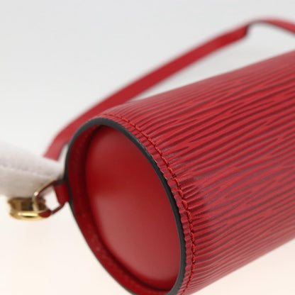Louis Vuitton Soufflot Pochette Epi Leather, Red, Leather, Clutch