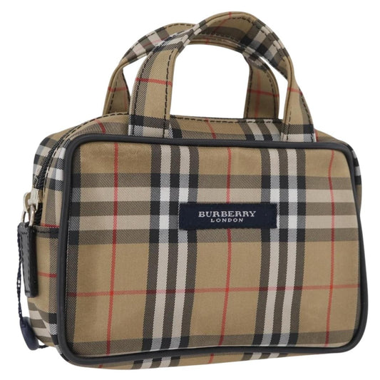 Burberry Nova Check Nylon, Beige, Nylon, Handbag