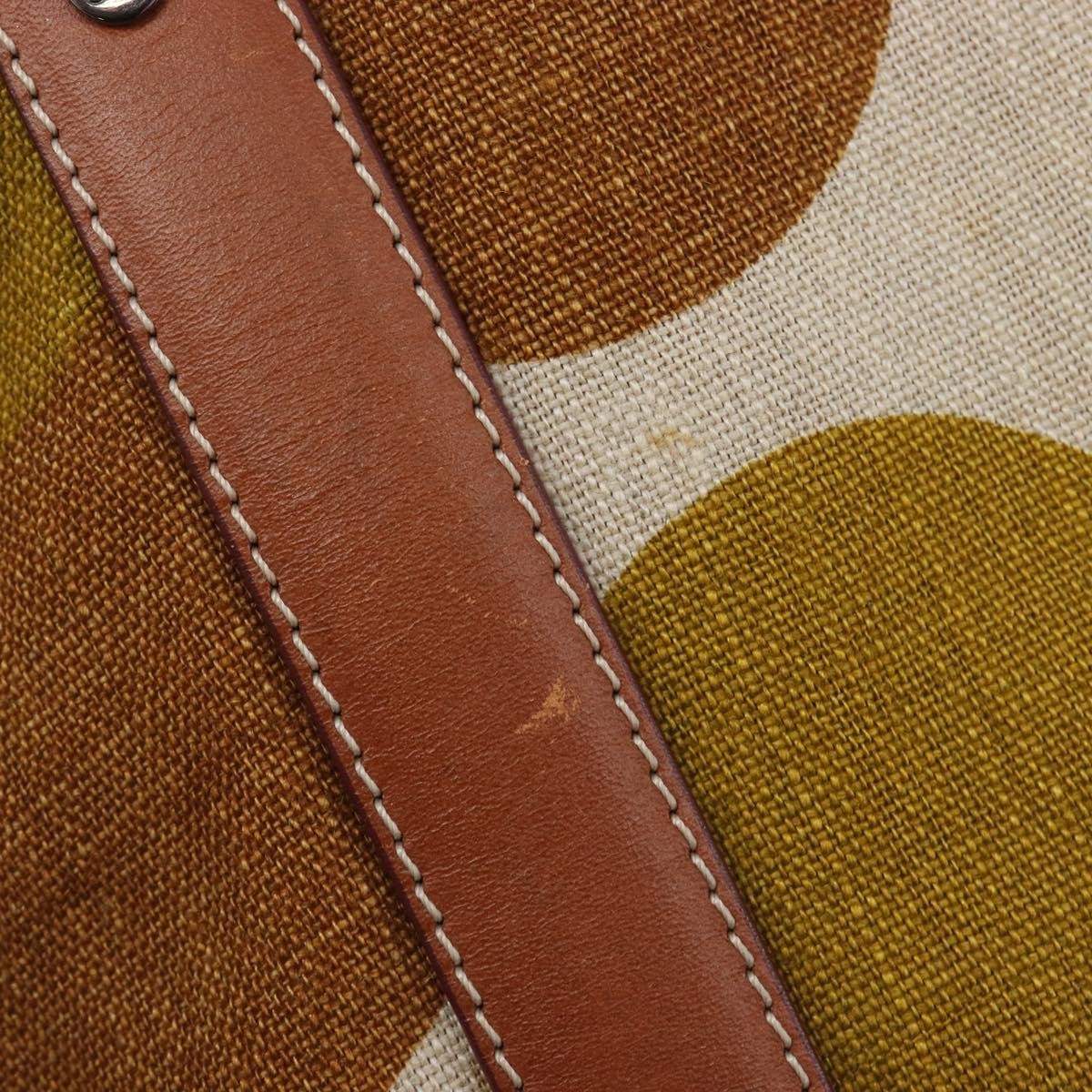 Celine Handbag Canvas, Brown, Canvas, Handbag