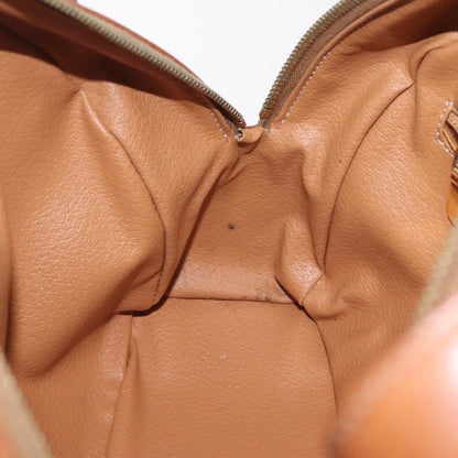 Celine Vintage Handbag Toile Céline, Brown, Canvas, Handbag