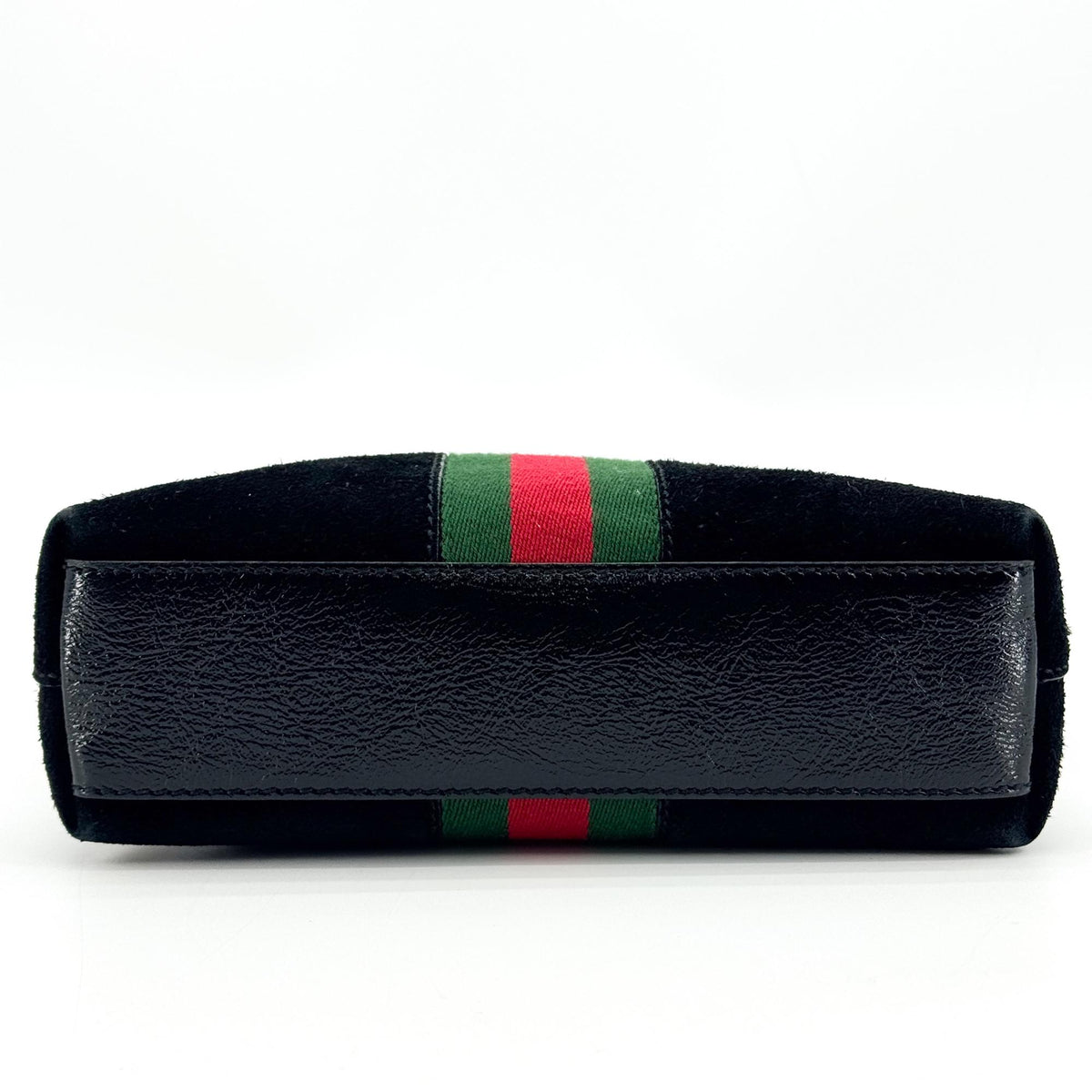 Gucci Ophidia Dome Suede, Black, Velvet, Shoulder Bag