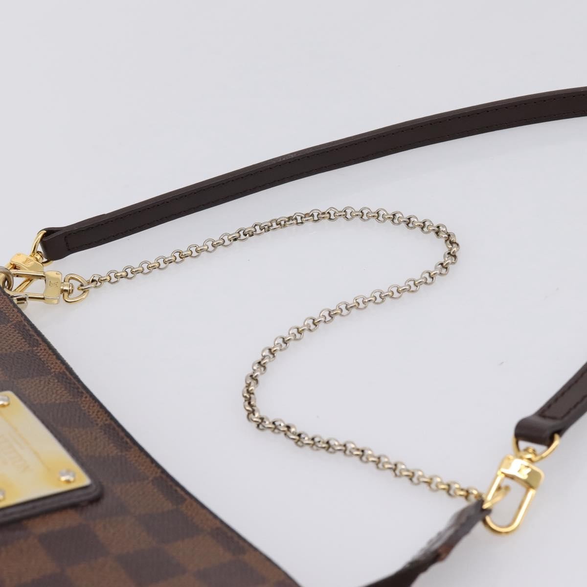 Louis Vuitton Eva Damier, Brown, Canvas, Handbag