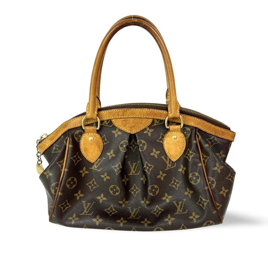 Louis Vuitton Tivoli Handbag Monogram Canvas, Brown, Canvas, Handbag