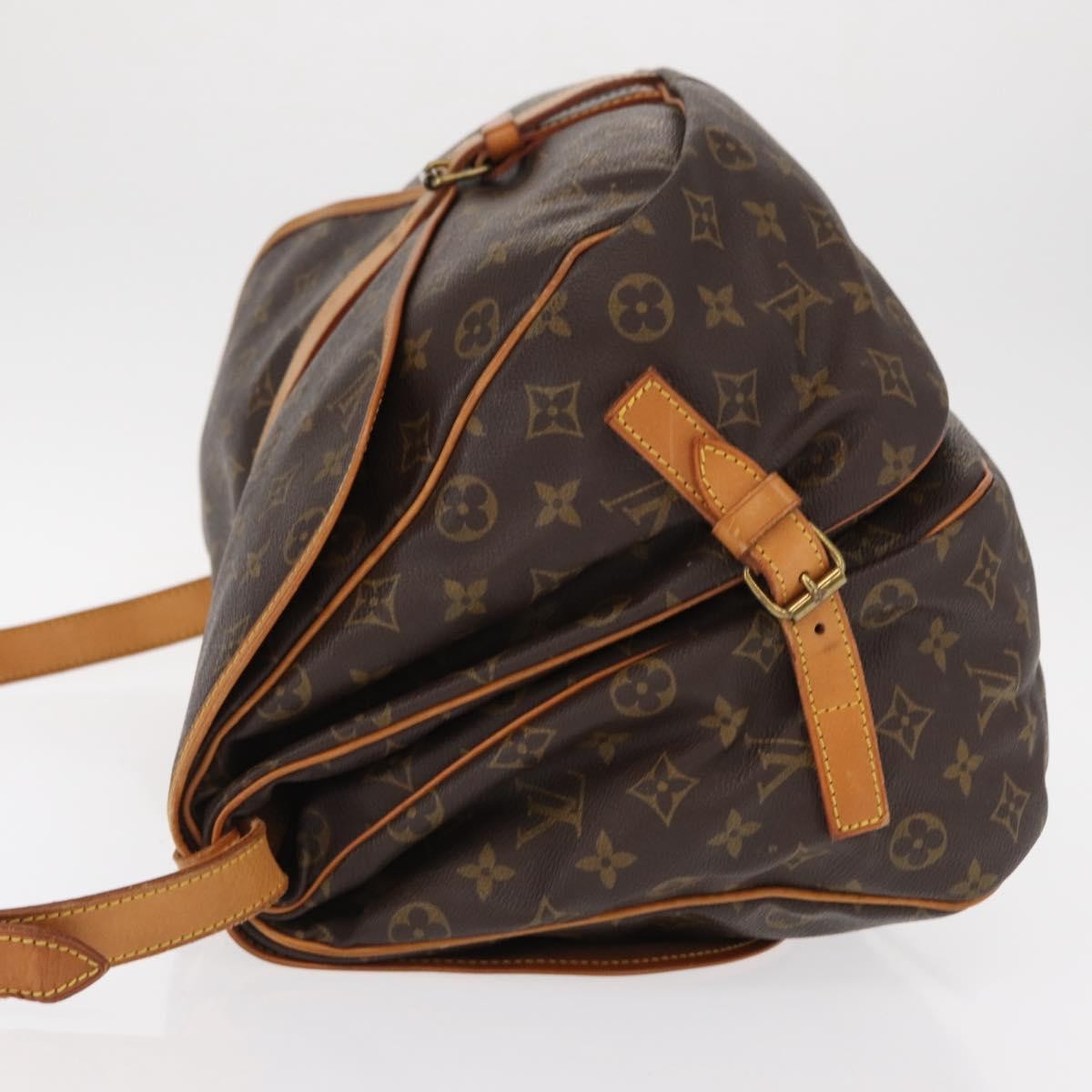 Louis Vuitton Saumur Monogram Canvas, Brown, Canvas, Shoulder Bag