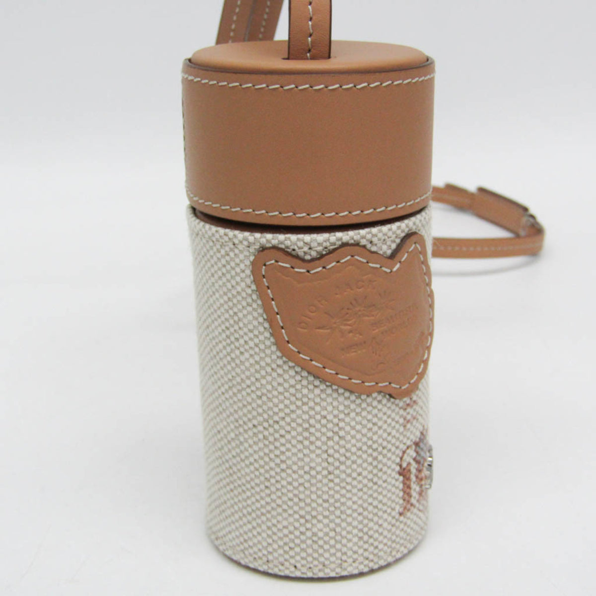 Christian Dior x Cactus Jack Roller Printed Canvas with Leather, Beige, Canvas, Clutch