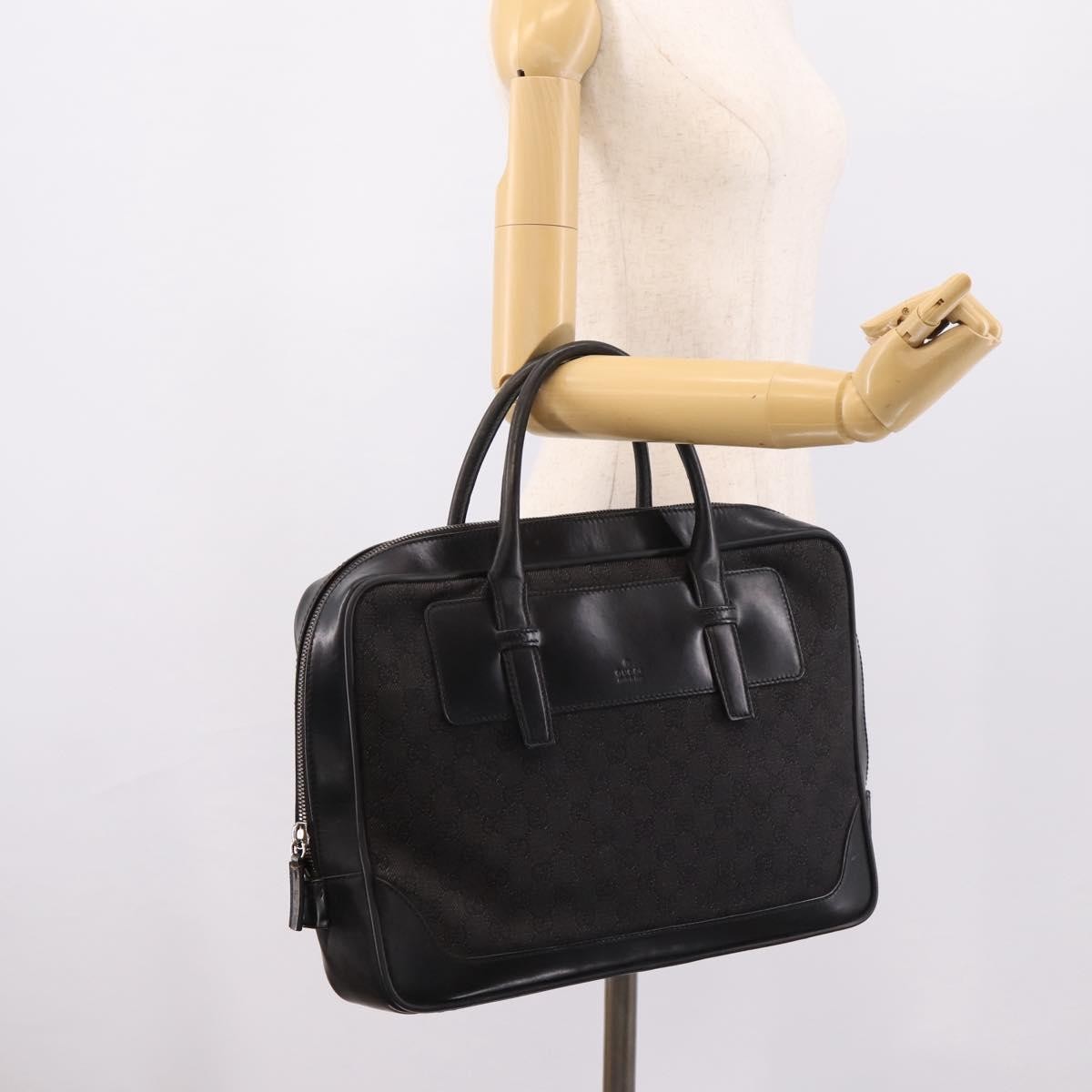 Gucci GG supreme GG Canvas, Black, Canvas, Handbag