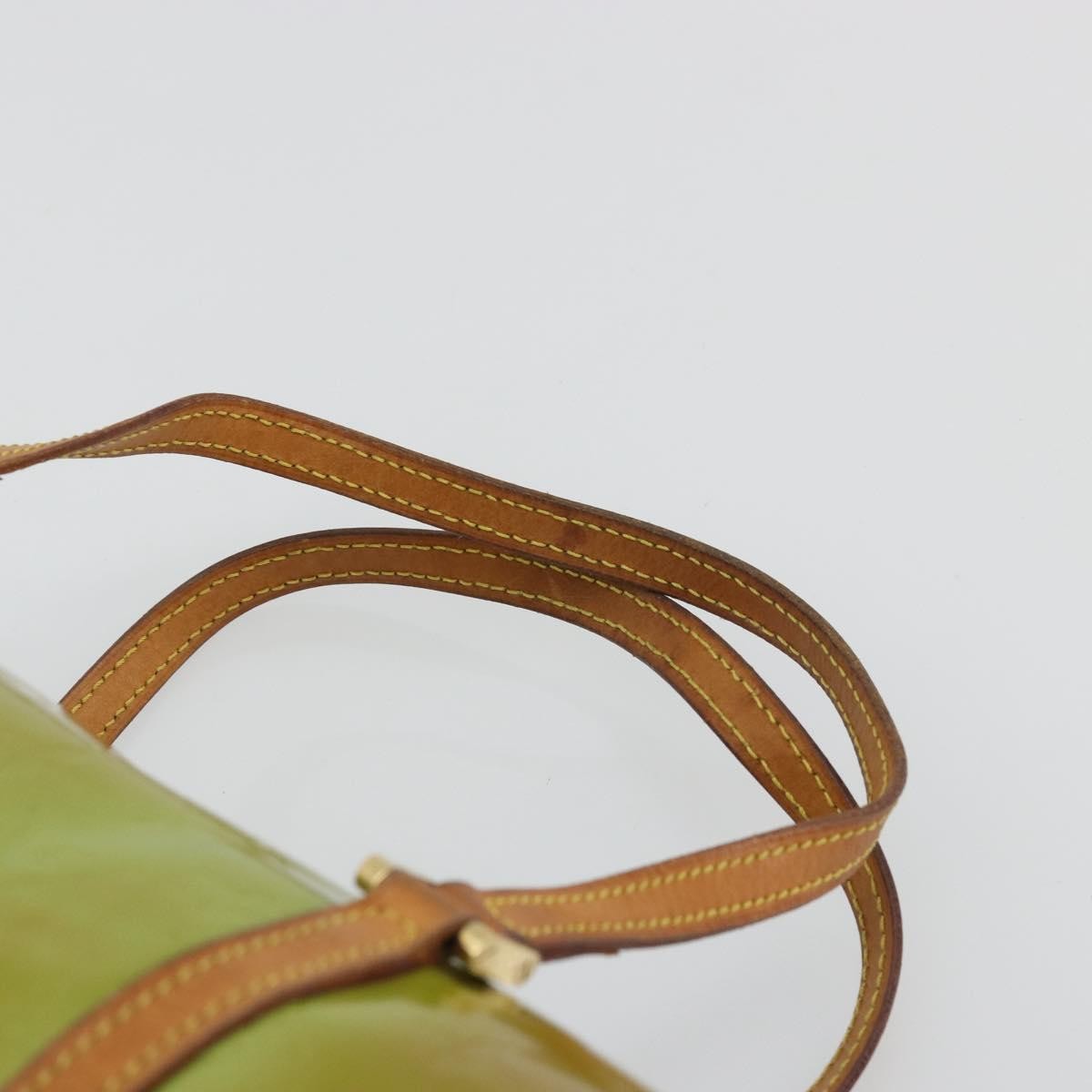 Louis Vuitton Bedford Monogram Vernis, Green, Patent Leather, Handbag