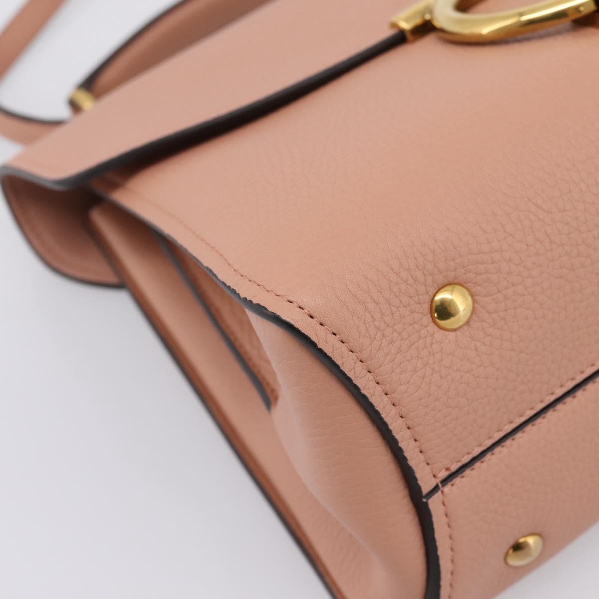 Salvatore Ferragamo Margot Satchel Leather, Pink, Leather, Handbag