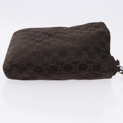 Gucci Vintage Hobo GG Suede, Multicolour, Suede, Shoulder Bag