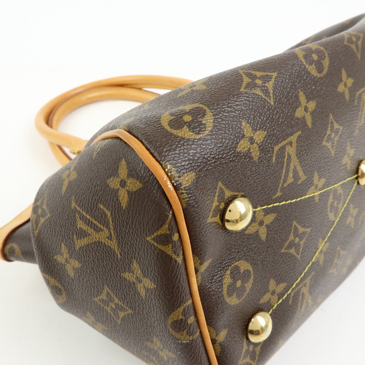 Louis Vuitton Tivoli Monogram Canvas, Brown, Canvas, Handbag