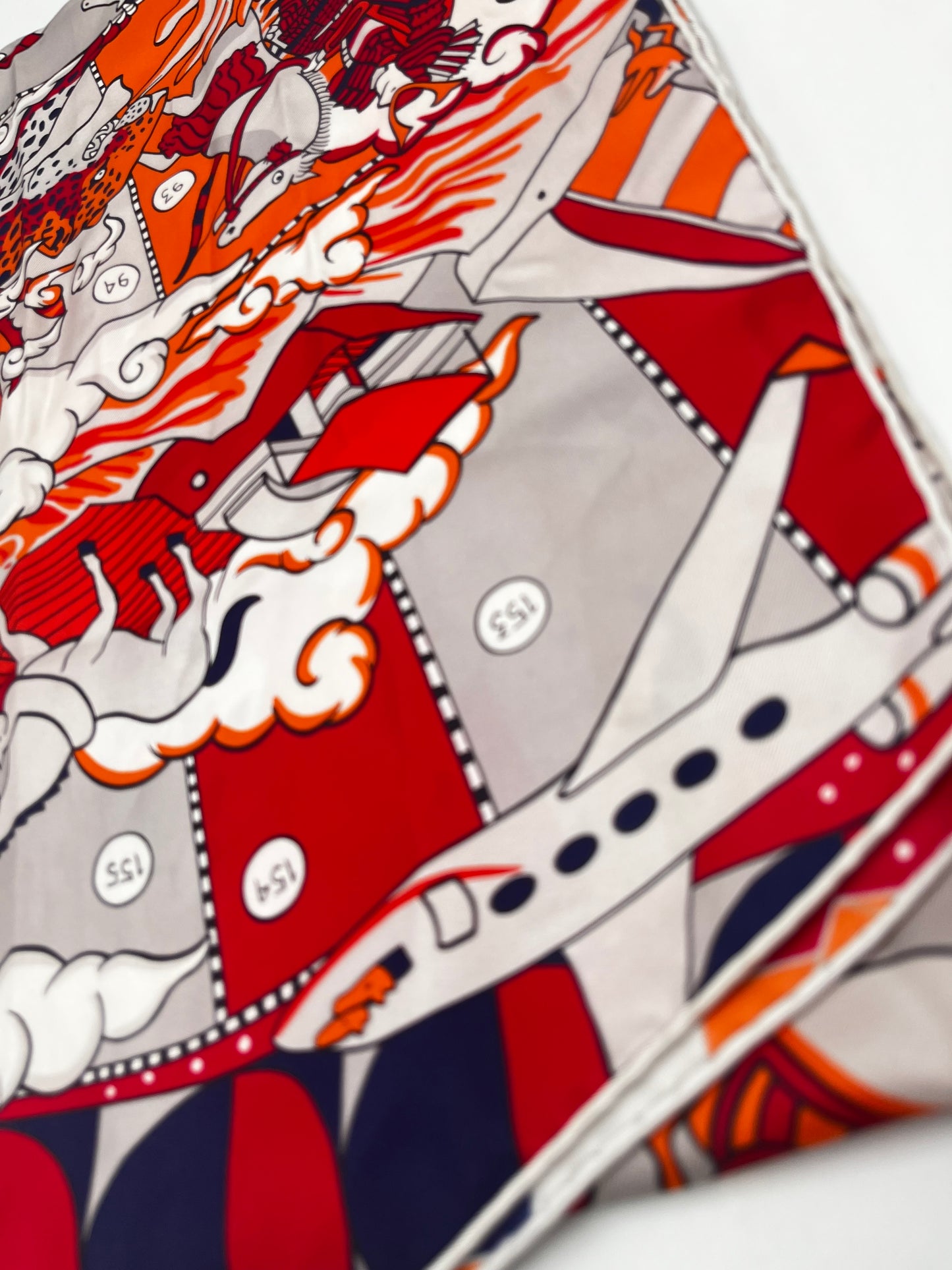 Hermes TWILLY SCARF Silk, Orange, Silk, Scarf