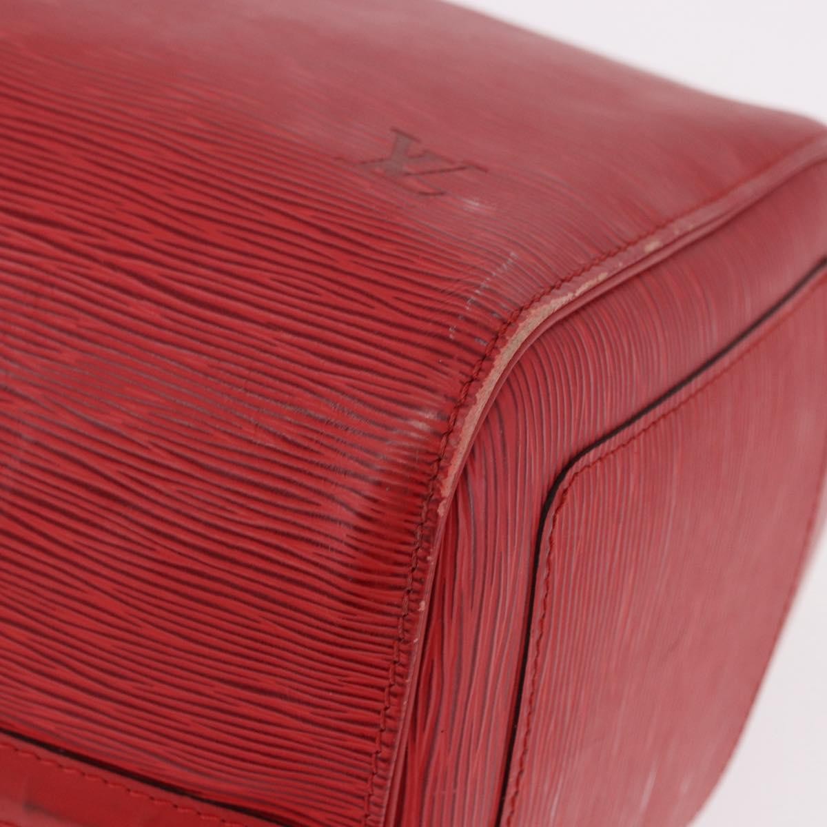 Louis Vuitton Keepall Epi Leather, Red, Leather, Travel Bag