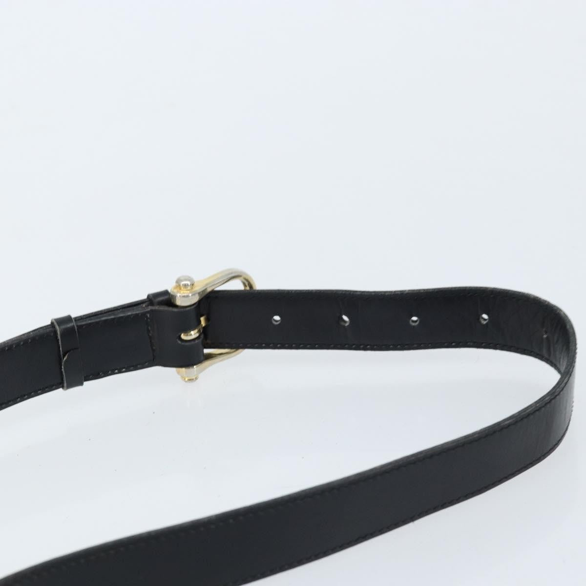 Celine Shoulder Leather, Black, Leather, Shoulder Bag